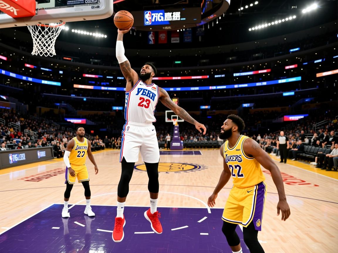 76人主场惜败湖人,浓眉砍下全队最高分 第2张