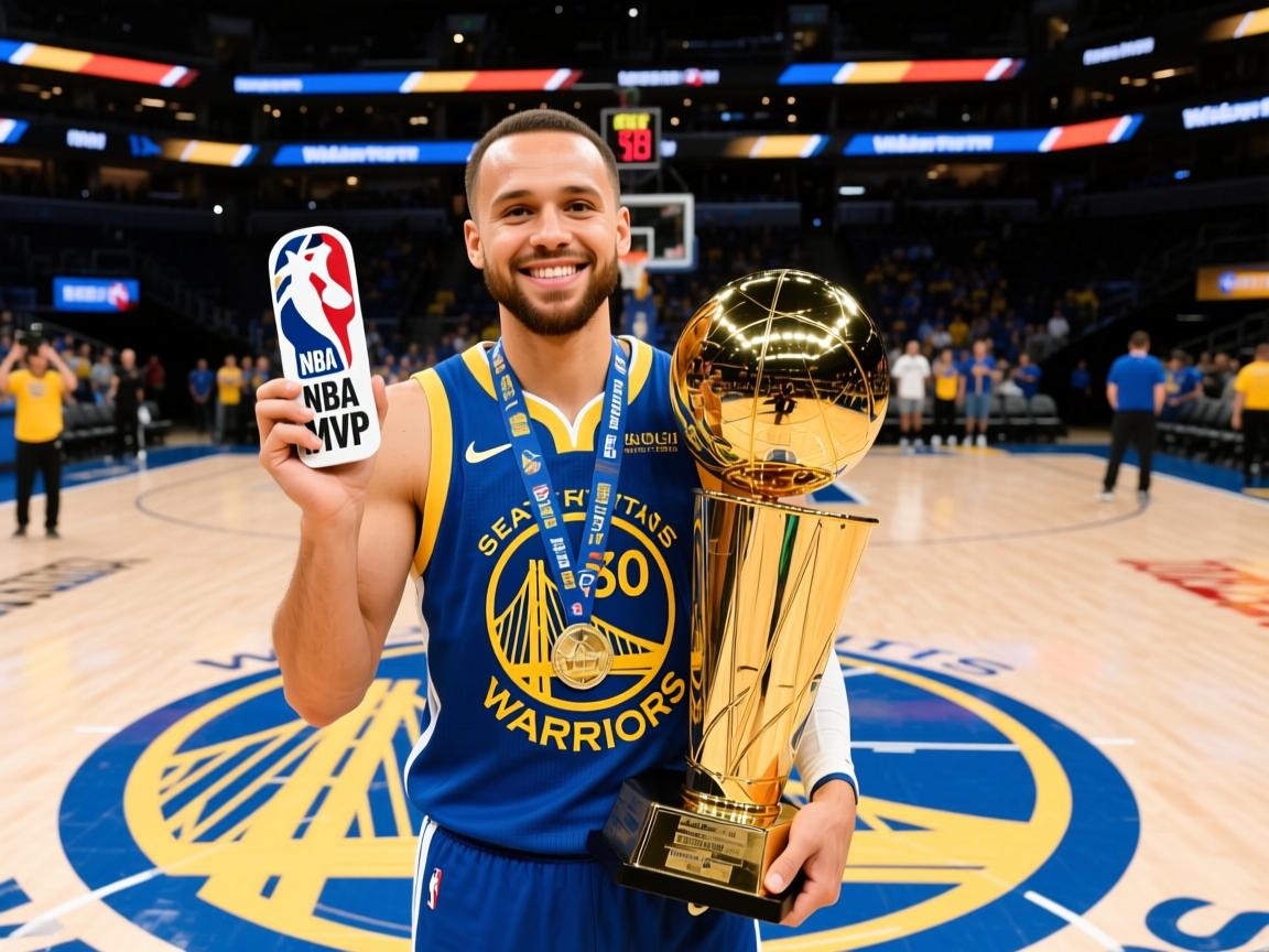勇士队再次夺得NBA总冠军，库里MVP