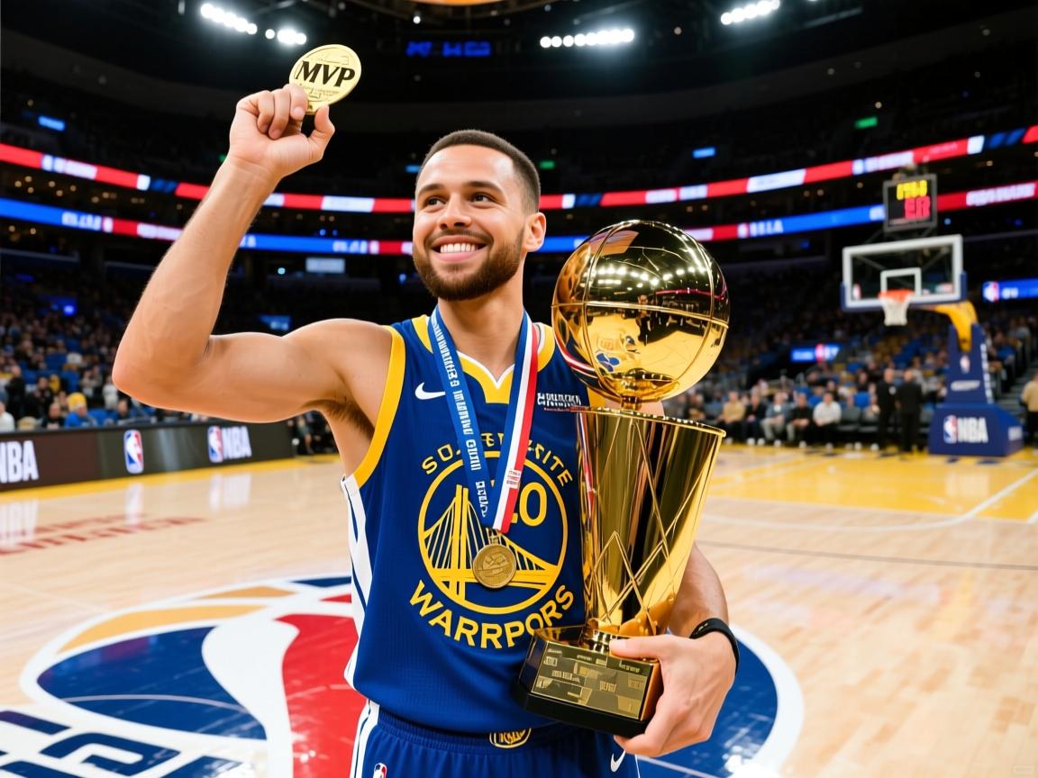 勇士队再次夺得NBA总冠军,库里MVP 第2张